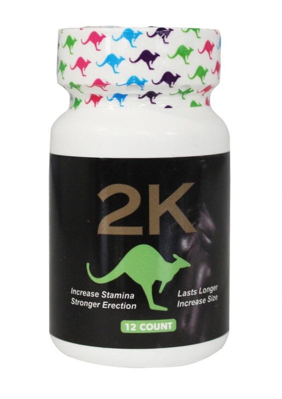 Kangaroo 2K For Him Sexual Enhancement Green (12 Pack)