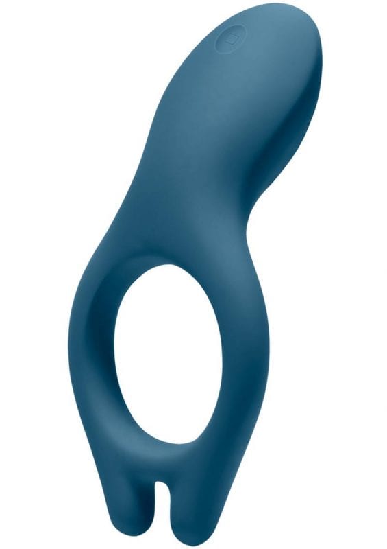 iVibe Select iRing Rechargeable Silicone Vibrating Cock Ring - Marine Blue
