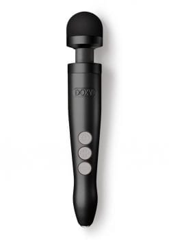 DOXY Die Cast 3R Rechargeable Vibrating Body Wand Massager - Matte Black