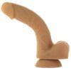 Addiction Andrew Silicone Bendable Dong 8in - Caramel
