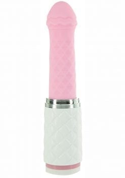 Pillow Talk Feisty Silicone Thrusting andamp; Vibrating Massager - Pink