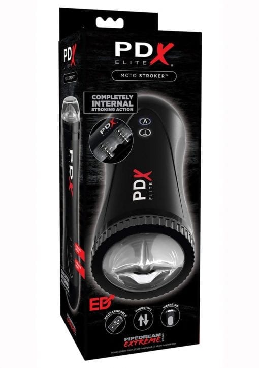 PDX Elite Moto Stroker Masturbator - Black