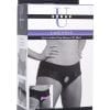 Lace Envy Black Crotchless Panty Harness - S/M - Black