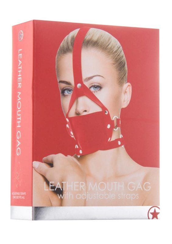 Ouch! Leather Mouth Gag - Red