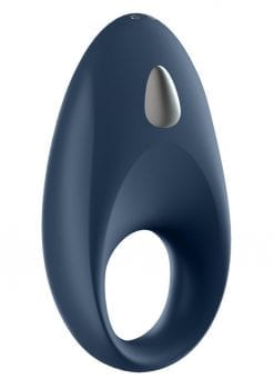 Satisfyer Mighty One Rechargeable Silicone Couple`s Ring - Blue