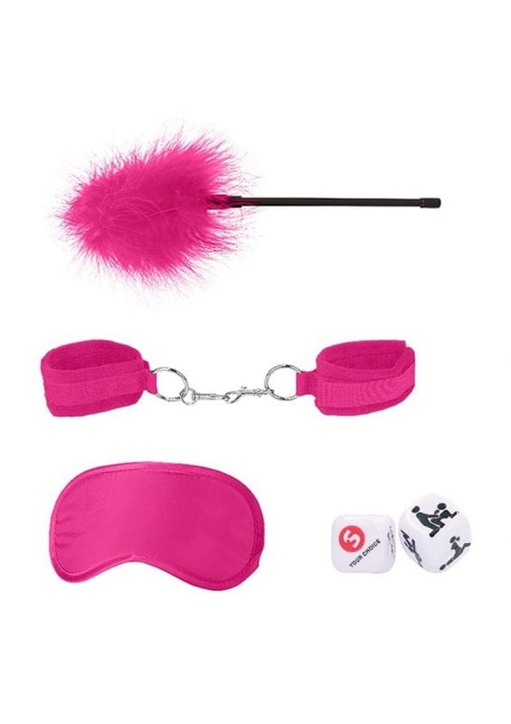Ouch! Kits Introductory Bondage Kit #2 (4 pieces) - Pink