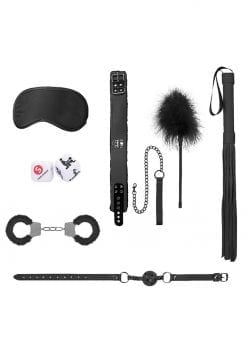 Ouch! Kits Introductory Bondage Kit #6 (6 pieces) - Black
