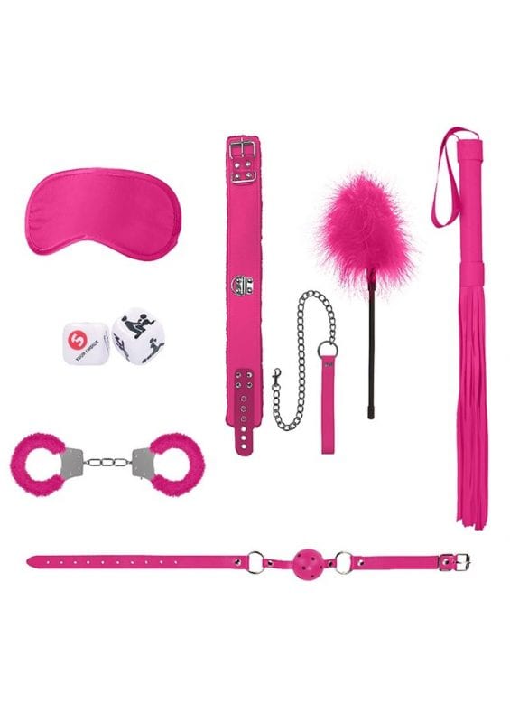 Ouch! Kits Introductory Bondage Kit #6 (6 pieces) - Pink