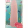 Addiction Cocktails Vibrating Silicone Dildo 5.5in - Peach Bellini