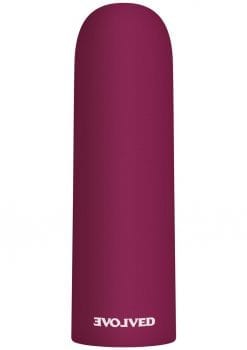 Mighty Thick Rechargeable Bullet Vibrator - Red