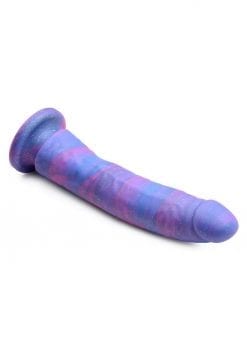 Strap U Magic Stick Glitter Silicone Dildo 9.5in - Purple