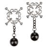 Nipple Grips 4-Point Weighted Nipple Press - Silver/Black