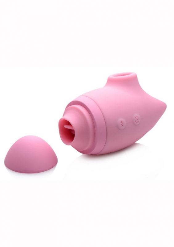 Inmi Shegasm Kitty Licker 5X Silicone Rechargeable Clit Stimulator - Pink