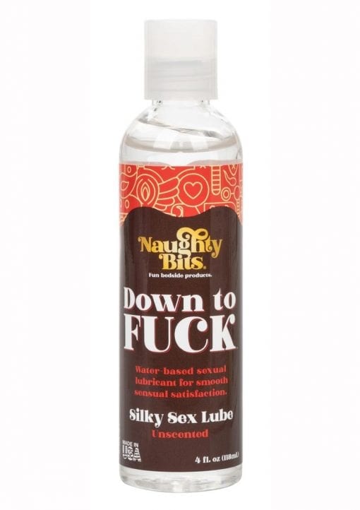 Naughty Bits Down To Fuck Water Based Silky Sex Lube - Boxed