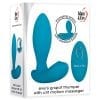 Adam andamp; Eve Eve`s G-Spot Thumper With Clit Motion Silicone Rechargeable Remote Control Massager - Teal