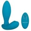 Adam andamp; Eve Eve`s G-Spot Thumper With Clit Motion Silicone Rechargeable Remote Control Massager - Teal