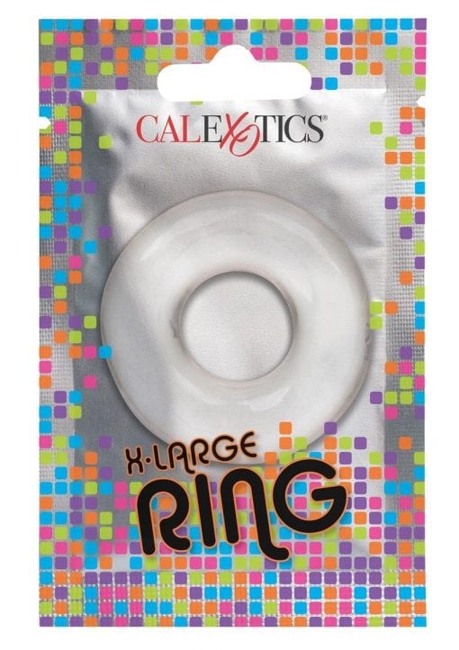 Foil Pack XL Cock Ring - Clear