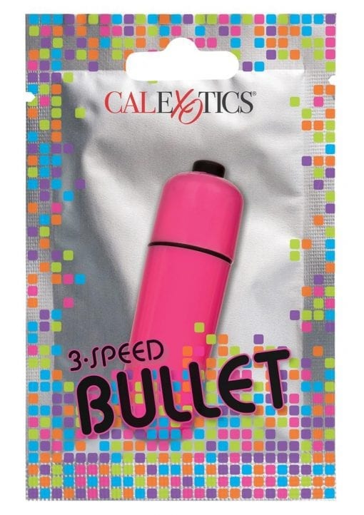 Foil Pack 3-Speed Bullet Vibrator - Pink