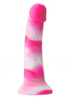 Colours Pleasures Yum Yum Silicone Dildo 7in - Pink