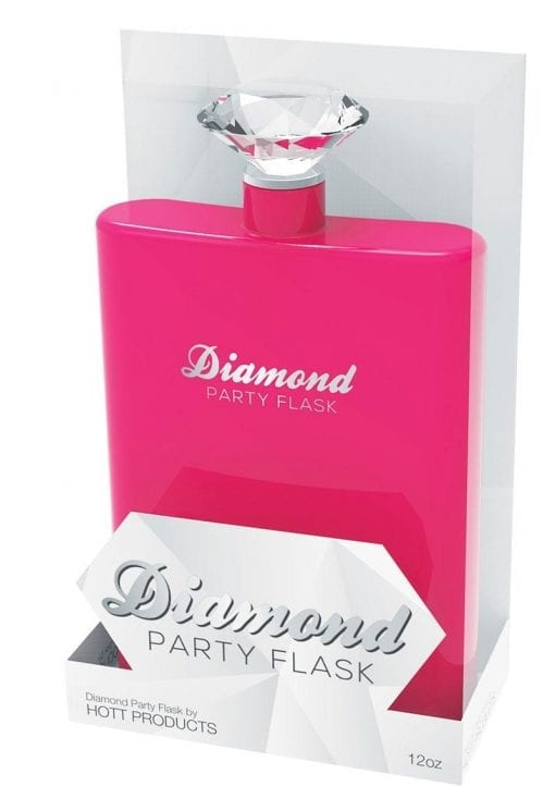 Diamond Party Flask - Pink