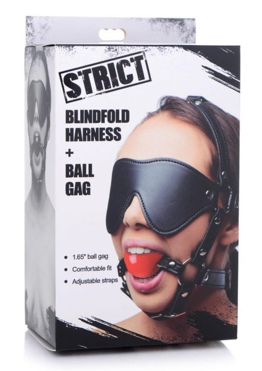 Blindfold Harness w/ Ball Gag