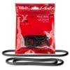 12 And 15 Silicone Thin Wrap Ring (3 Pack) - Black