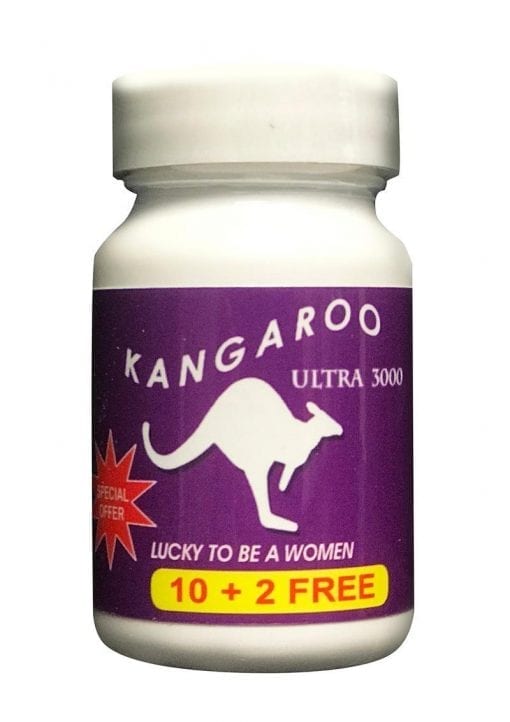 Kangaroo Ultra 3000 For Her Sexual Enhancement Violet (10 Pack)