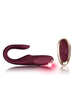 Two-Vibe Silicone Rechargeable Dual Vibrator With Remote Control - Purple/Rose Gold