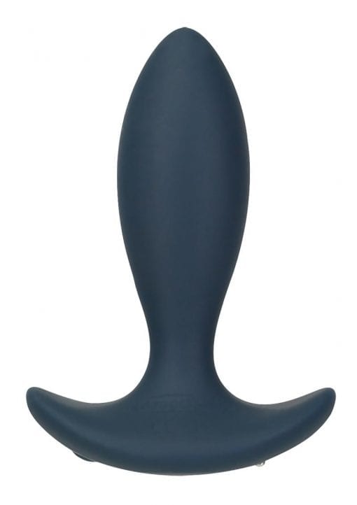 LUX Active Throb Silicone Rechargeable Anal Pulsating Massager With Remote Control 4.5in - Blue