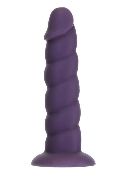 Addiction Fantasy Unicorn Silicone Dong 7in - Purple