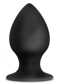 Anal Adventures Platinum Anal Stout Plug Large - Black