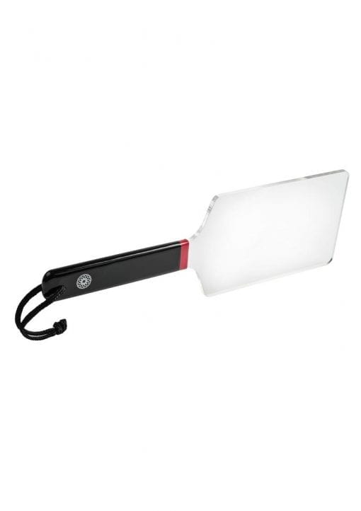 Saffron Acrylic Paddle - Clear/Black