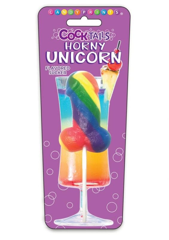 Candy Prints Horny Unicorn Cocktail Sucker Tutti Frutti