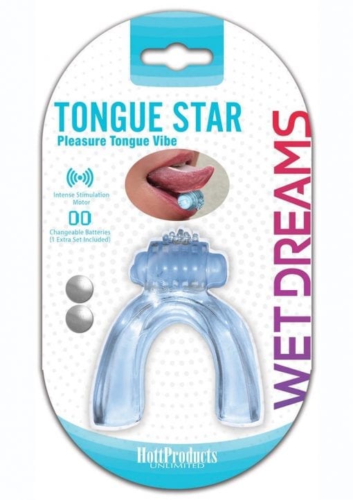 Pleasure Tongue Vibe Oral Stimulator - Blue