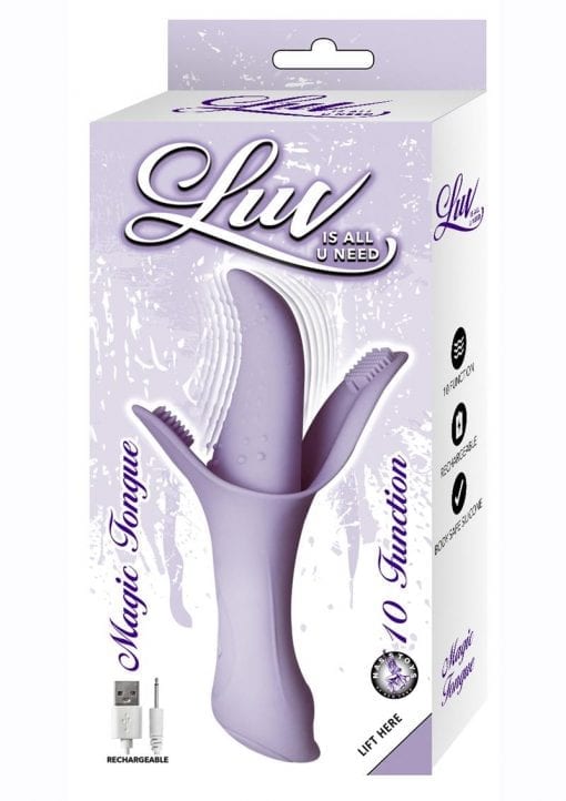 Luv Magic Tongue Clitoral Stimulator - Lavender