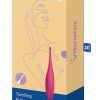 Satisfyer Twirling Fun Silicone Vibrator - Magenta