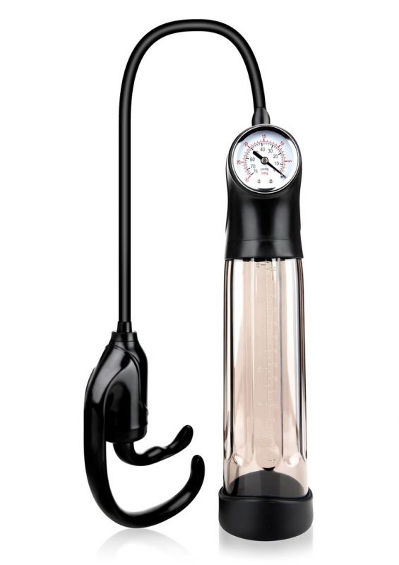 Mojo Momentum Extremely Powerful Suction Penis Pump - Clear/Black