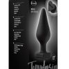 Temptasia Fuck Me Silicone Butt Plug - Black