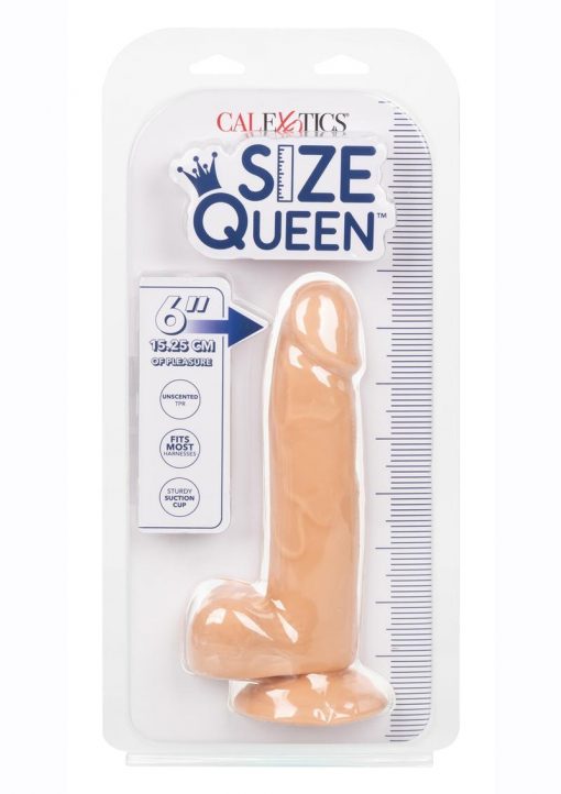 Size Queen Dildo 6in - Vanilla