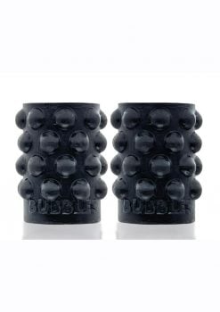 Bubbles Silicone Nipple Suckers - Black