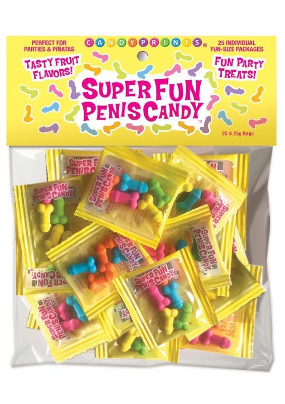 Super Fun Penis Candy (25 Packs Per Bag)