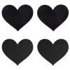 Peekaboo Classic Black Hearts Pasties