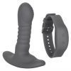 Eclipse Silicone Rechargeable Thrusting Rotator Anal Probe with Remote Control - Gray