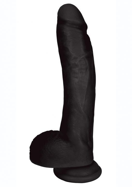 Jock Realistic Dildo with Balls 10in - Black