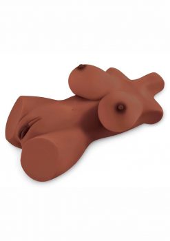 PDX Plus Perfect 10 Torso Realistic Body Masturbator- Chocolate