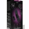 Temptasia Remote Control Silicone Rechargeable Panty Vibrator - Black
