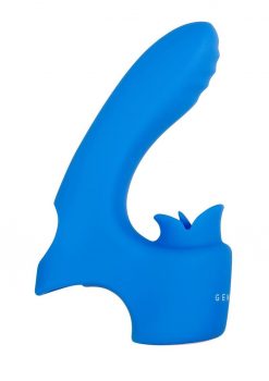 Gender X Flick It Rechargeable Silicone Vibrator - Blue