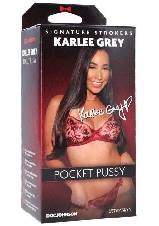 Signature Strokers Karlee Grey Ultraskyn Pocket Masturbator - Pussy - Vanilla