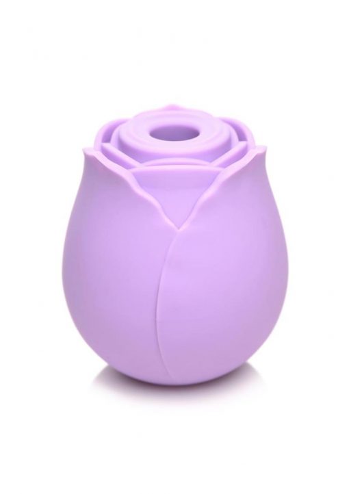 Inmi Bloomgasm Rose 10X Silicone Rechargeable Clitoral Stimulator - Purple