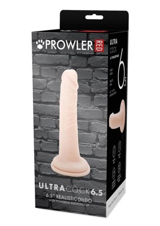 Prowler Red Ultra Cock Realistic Dildo 6.5in - Vanilla